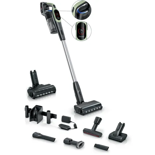 Bosch Genopladelig støvsuger,  Unlimited 9, Grøn